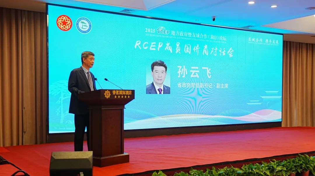 2025RCEP成员国侨商对话会在黄山屯溪举办 --省侨商会助力共促RCEP区域合作
